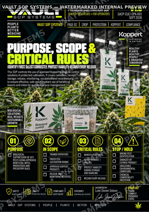 Watermarked page 2 preview of Koppert Biological Control SOP