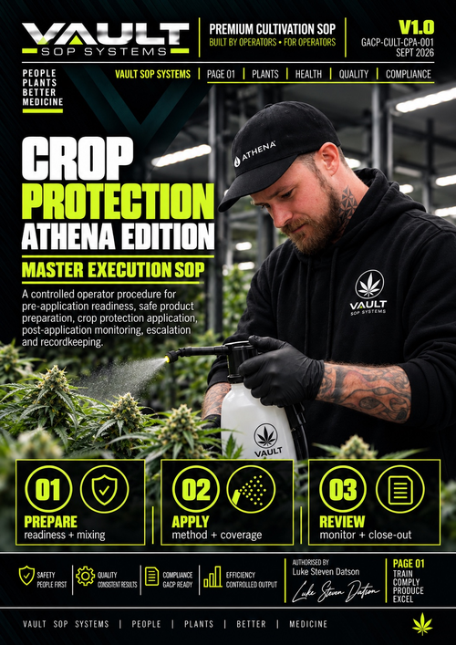 Vault SOP Systems Crop Protection Athena Edition Master Execution SOP cover, V1.0